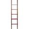 Ekena Millwork 15"W x 72"H x 3 1/2"D Vintage Farmhouse 5 Rung Ladder, Barnwood Decor Collection, Salvage Red DECR015X072X04LDRRD - alternate 2